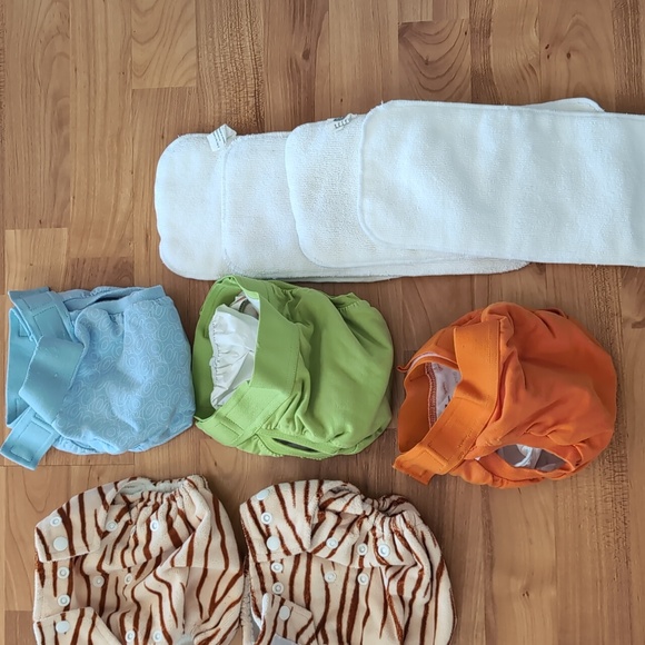 Kawaii Cloth Diaper Lot Bundle All In One Tiger G-diapers M - Picture 6 of 10